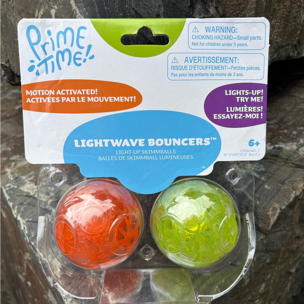 Lightwave Bouncers - Orange and Green